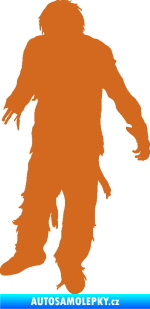 Samolepka Zombie 001 levá oříšková