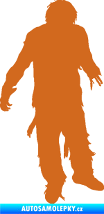 Samolepka Zombie 001 pravá oříšková