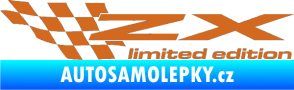 Samolepka ZX limited edition levá oříšková