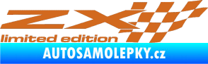 Samolepka ZX limited edition pravá oříšková