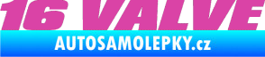 Samolepka 16 Valve růžová