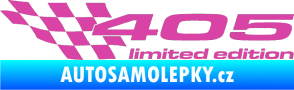 Samolepka 405 limited edition levá růžová