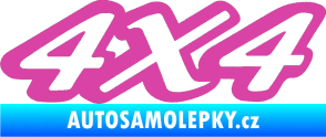 Samolepka 4x4 varianta 007 růžová