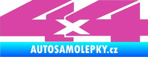 Samolepka 4x4 varianta 018 růžová