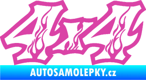Samolepka 4x4 varianta 021 růžová