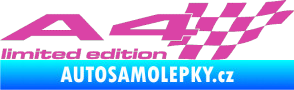 Samolepka A4 limited edition pravá růžová