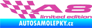 Samolepka A8 limited edition levá růžová