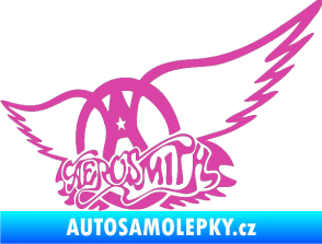 Samolepka Aerosmith 002 růžová