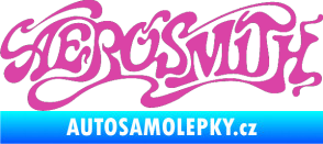Samolepka Aerosmith 004 růžová