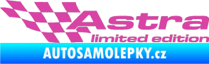 Samolepka Astra limited edition levá růžová