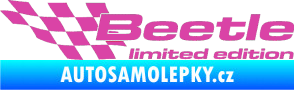 Samolepka Beetle limited edition levá růžová