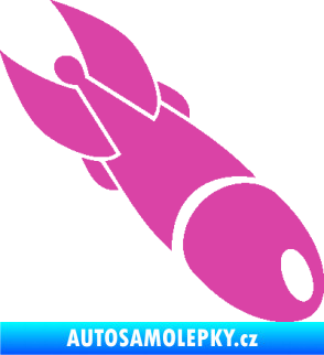Samolepka Bomba 004 pravá růžová