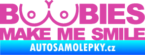 Samolepka Boobies 002  růžová