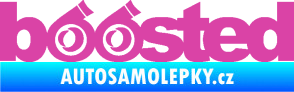 Samolepka Boosted turbo růžová