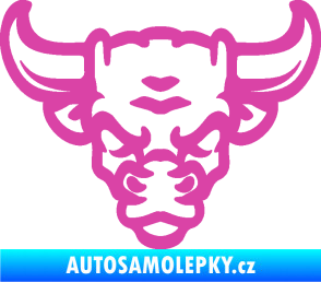 Samolepka Býk 012 růžová