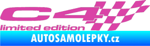 Samolepka C4 limited edition pravá růžová