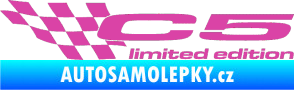 Samolepka C5 limited edition levá růžová