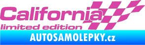 Samolepka California limited edition pravá růžová