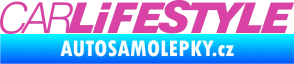 Samolepka Car Life Style růžová