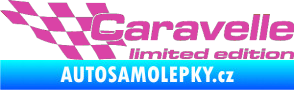 Samolepka Caravelle limited edition levá růžová