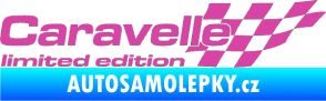 Samolepka Caravelle limited edition pravá růžová