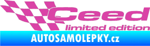 Samolepka Ceed limited edition levá růžová