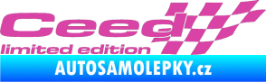 Samolepka Ceed limited edition pravá růžová