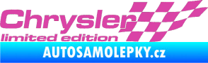 Samolepka Chrysler limited edition pravá růžová