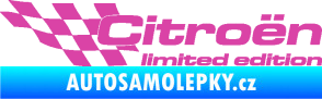 Samolepka Citroen limited edition levá růžová