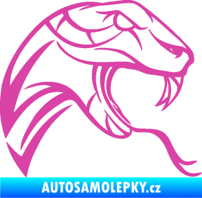 Samolepka Cobra 002 pravá růžová