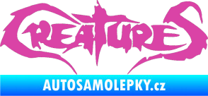 Samolepka Creatures růžová