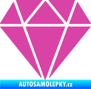 Samolepka Diamant 001 růžová