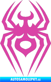 Samolepka Pavouk 008 růžová
