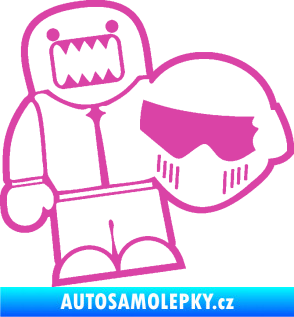 Samolepka Domo 015 levá  Stig růžová