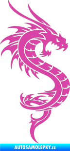 Samolepka Dragon 014 pravá růžová