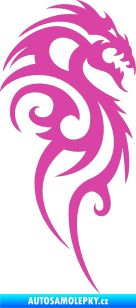 Samolepka Dragon 016 pravá růžová