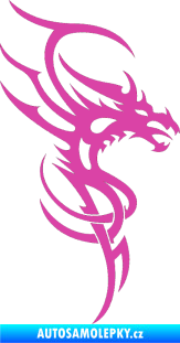 Samolepka Dragon 017 pravá růžová