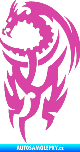 Samolepka Dragon 021 levá růžová