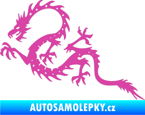 Samolepka Dragon 037 levá růžová