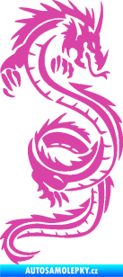 Samolepka Dragon 048 pravá růžová