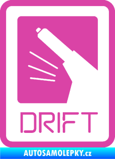 Samolepka Drift 004 růžová