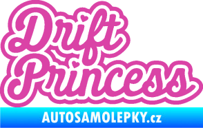 Samolepka Drift princess nápis růžová