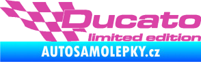 Samolepka Ducato limited edition levá růžová