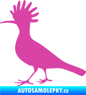 Samolepka Dudek 001 levá růžová