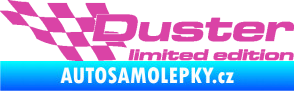 Samolepka Duster limited edition levá růžová