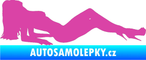 Samolepka Erotická žena 046 pravá růžová