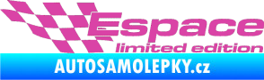 Samolepka Espace limited edition levá růžová