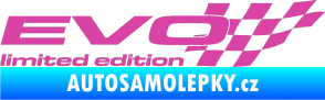 Samolepka Evo limited edition pravá růžová