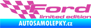 Samolepka Ford limited edition levá růžová