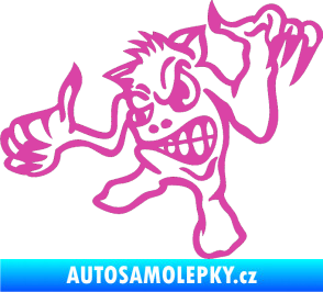 Samolepka Formelák levá růžová